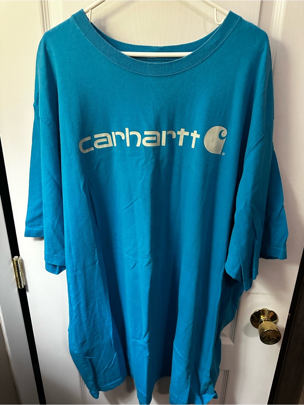 Carhartt Teal Relaxed Crewneck Short Sleeve Tee